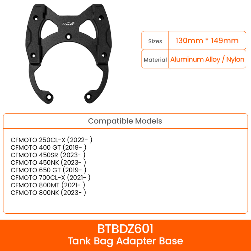 CFMOTO 250CL-X(2022-) CFMOTO 250NK(2022-) CFMOTO 400 GT(2019-) CFMOTO 450SR(2023-) CFMOTO 450NK(2023-) CFMOTO 650 GT(2019-) CFMOTO 675NK(2025-) CFMOTO 700CL-X(2021-) CFMOTO 800MT(2021-) CFMOTO 800NK(2
