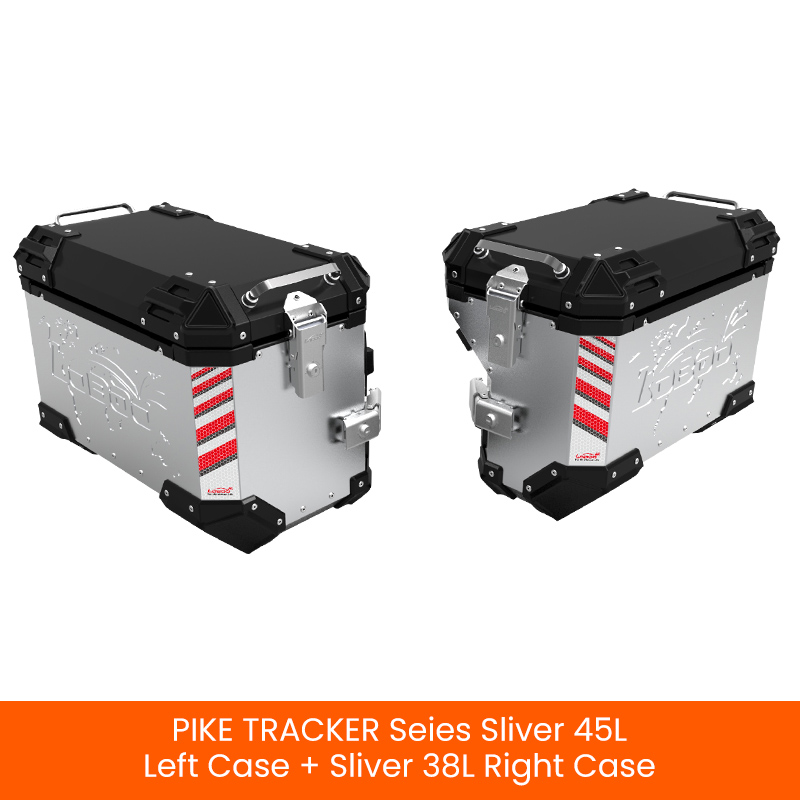 PIKE TRACKER 45L+38R SIDE CASE SET