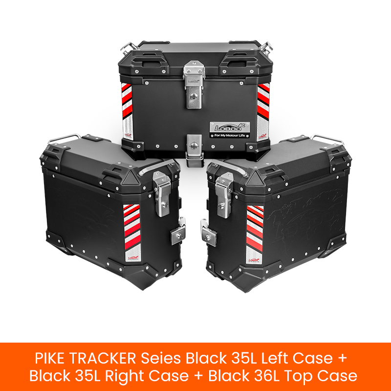 PIKE TRACKER 36T+35L+35R THREE-CASE SET