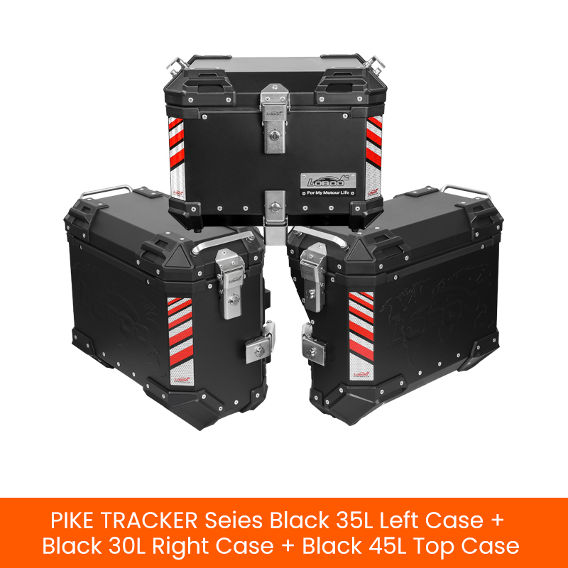 PIKE TRACKER 45T+35L+30R THREE-CASE SET
