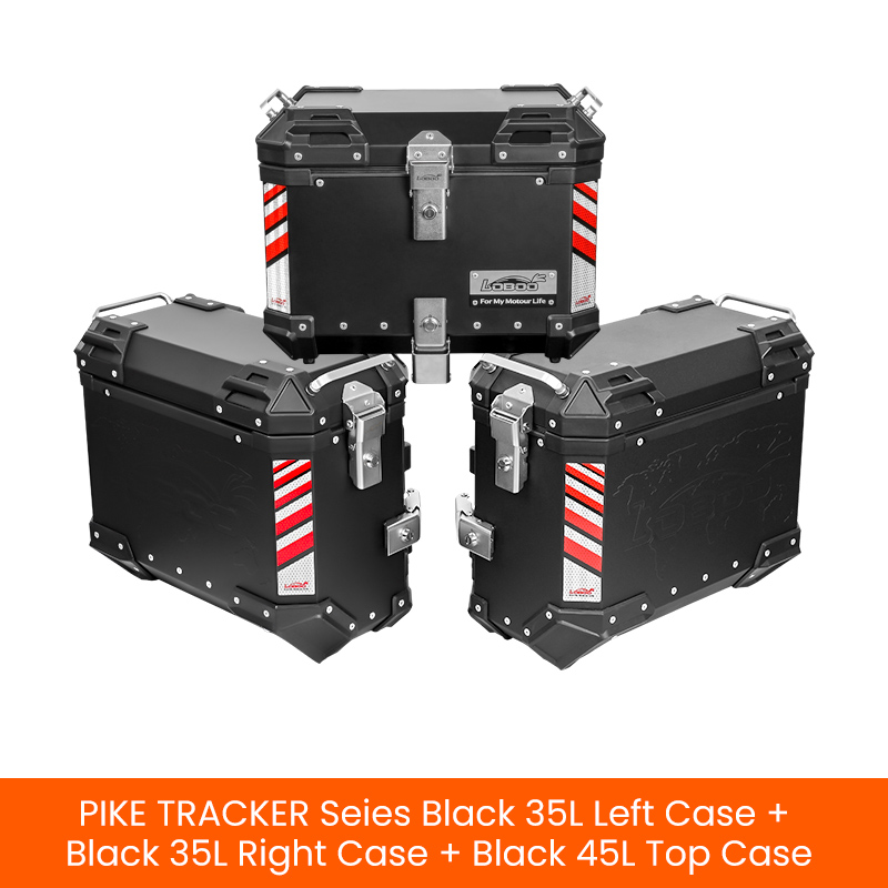 PIKE TRACKER 45T+35L+35R THREE-CASE SET
