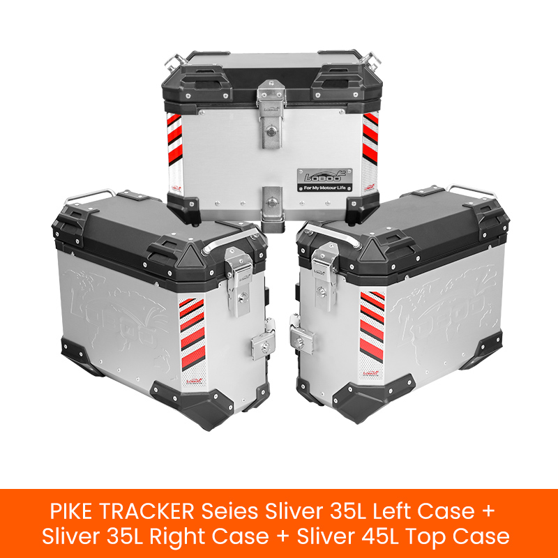 PIKE TRACKER 45T+35L+35R THREE-CASE SET