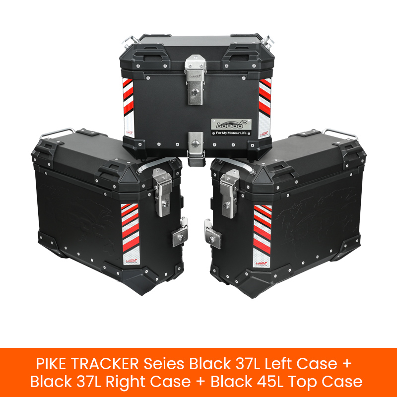 PIKE TRACKER 45T+37L+37R THREE-CASE SET