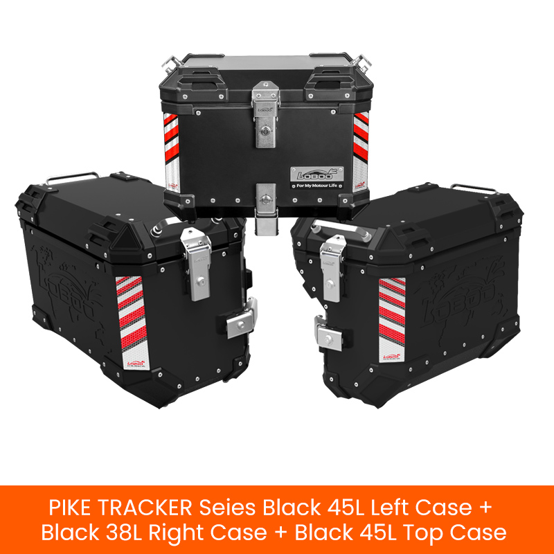 PIKE TRACKER 45T+45L+38R THREE-CASE SET