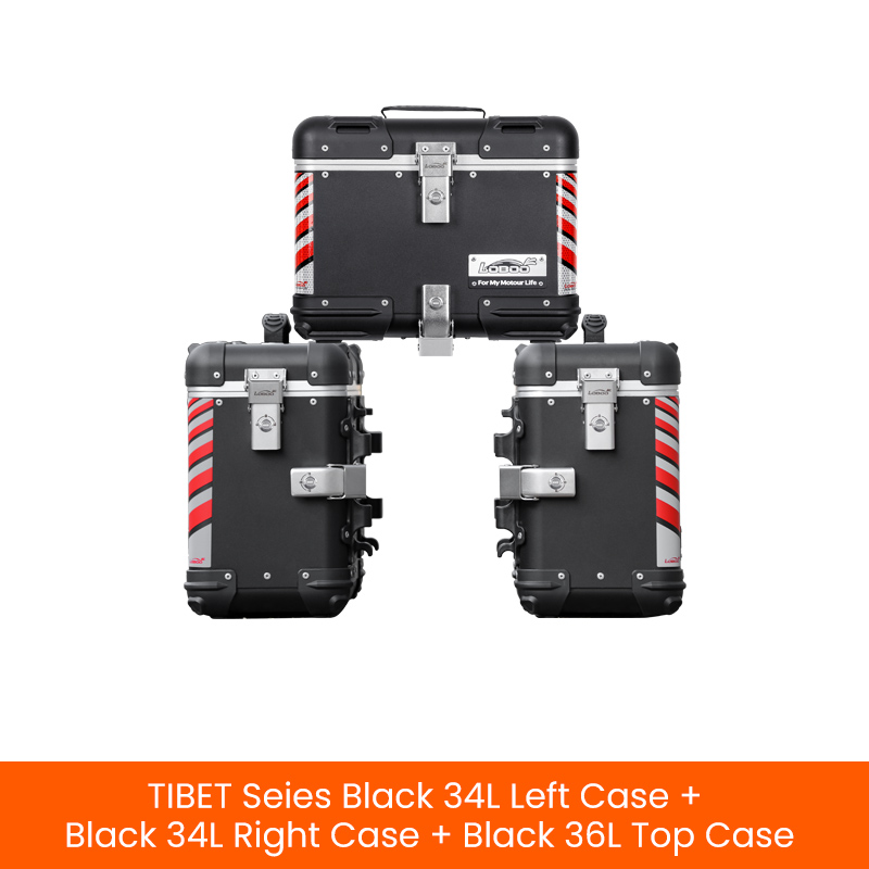 TIBET 36T+34L+34R THREE-CASE SET