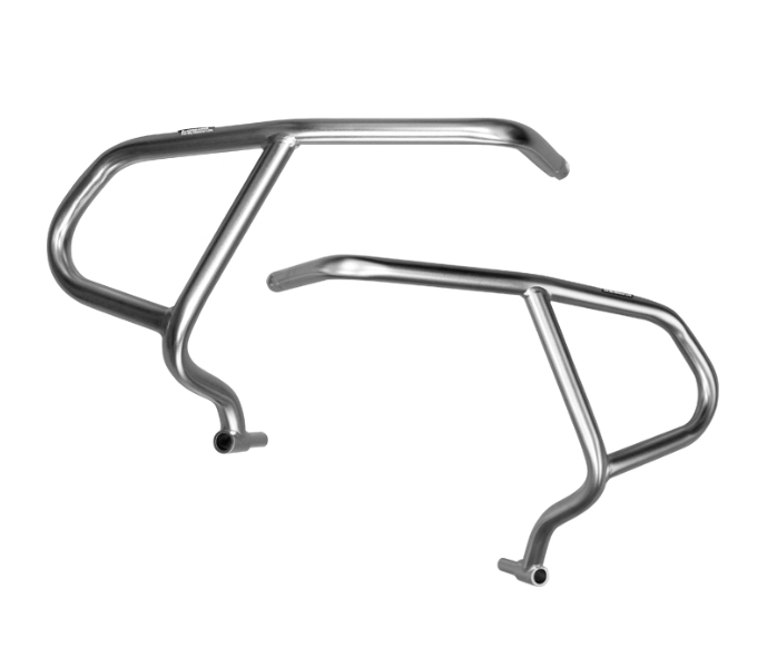 BMW R1250GS Crash Bar Upper Parts (Silver) BMW1200GS (2017- ) can only use the upper crash bar — R1250 GS (2019- )