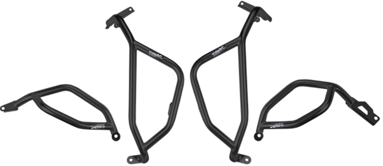 SUZUKI 800DE Crash Bar (2024- ) Black — SUZUKI 800DE (2024- )